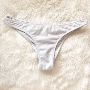 Victoria’s Secret White Itsy Bikini Bottoms